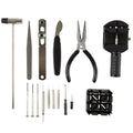 Professional Watch Repair Kit with Pliers Screwdrivers & Tools - 16 Pieces