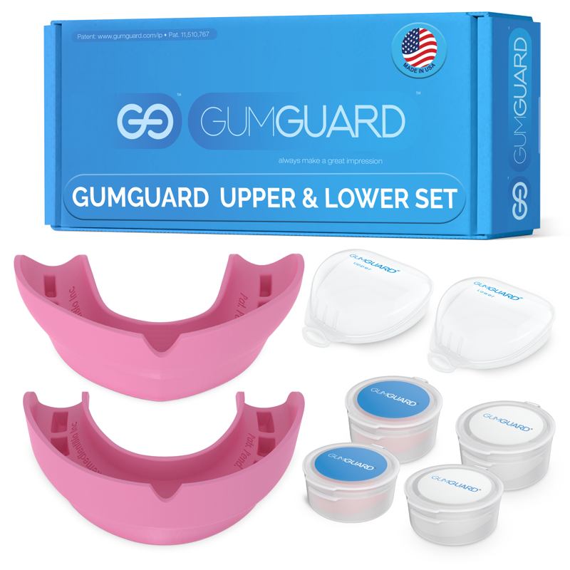 Full Arch Denture Mouthguard Set - Custom Fit, Breathable, Made in USA