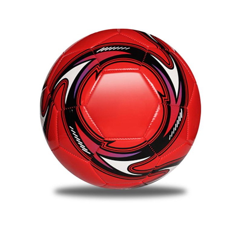 Standard Size 5 Soccer Ball Red, Leakproof, Wear-Resistant 21.5cm
