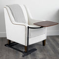 Adjustable Swivel TV Tray Table for Couch or Recliner - Large Laptop & Side Table
