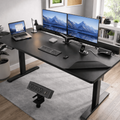 Electric Standing Desk 60x30 Inch Adjustable Sit-Stand Workspace with Cable Management