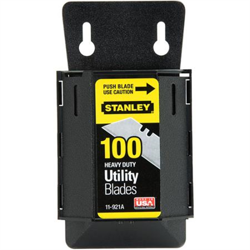 Heavy Duty Utility Blades Set - 100 Dispenser Blades for Professional Use