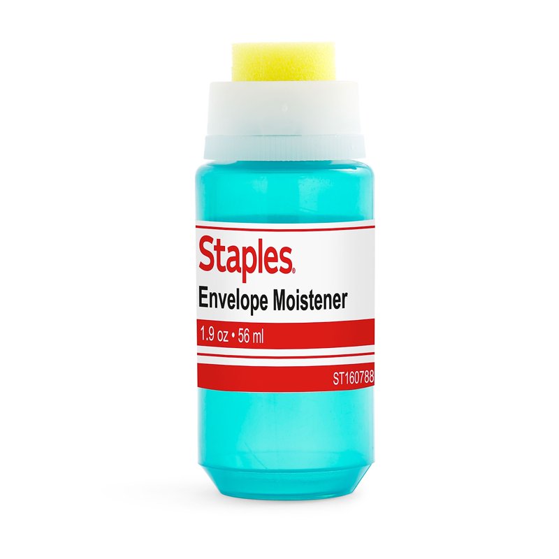 Envelope Moistener Refill Bottle 2oz for Sealing Envelopes & Stamps - Pack of 3