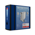 5-Inch 3-Ring D-Ring Binder - Navy Blue, Holds Up To 1270 Pages
