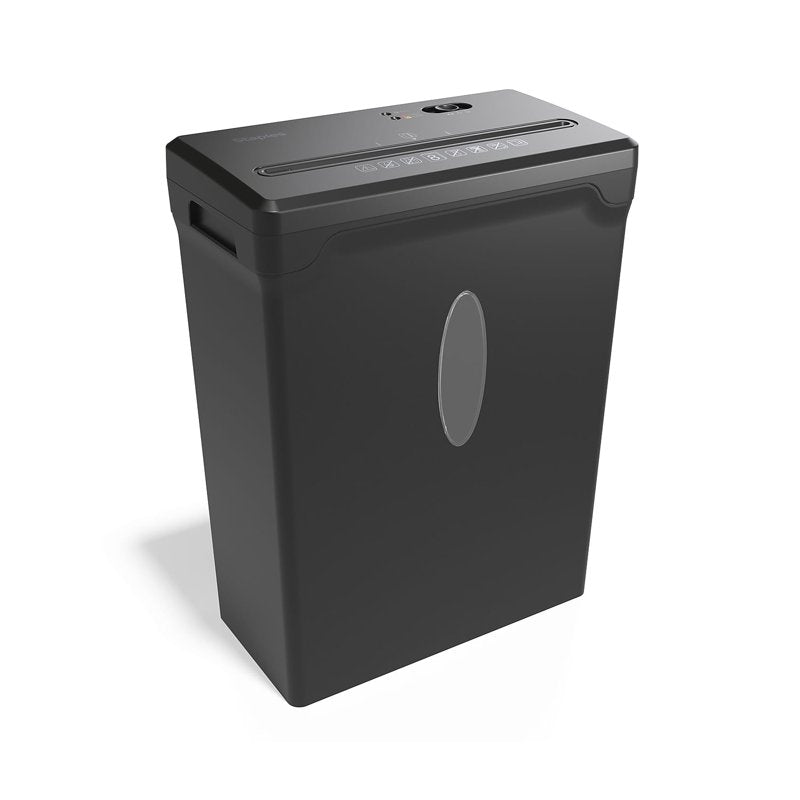 Personal Cross-Cut Paper Shredder with 8-Sheet Capacity for Home & Office