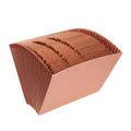 Letter Size Accordion File with 31 Pockets - Brown Document Organizer, 2 Pack