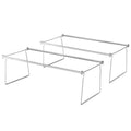 Adjustable Letter Size Hanging File Frame Set - Steel, 2 Pack