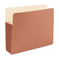 Letter Size Brown Expanding File Pockets - 5.25 Inch Expansion, 10 Pack