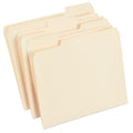 Staples Manila File Folders Letter Size 3-Tab Assorted Position 100/Box