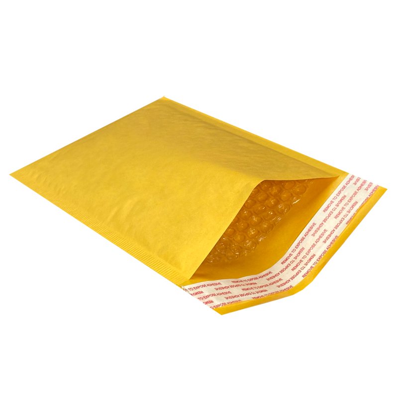 Self-Sealing Kraft Bubble Mailers 6x10 Inches Pack of 250 - Protective Shipping Envelopes