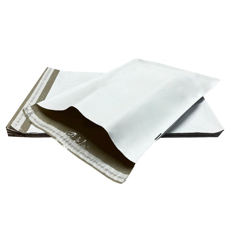 50 Poly Mailers Bags 14.5x19 Inch Self-Sealing Shipping Envelopes White