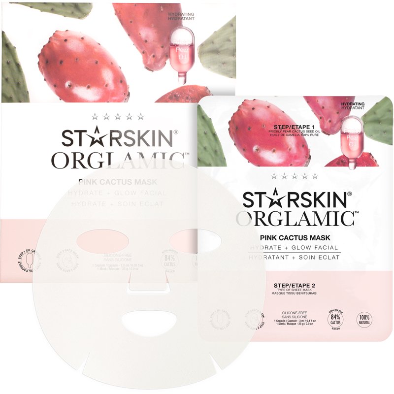 Starskin Pink Cactus Face Mask - Hydrating Skin Care 1.4 oz