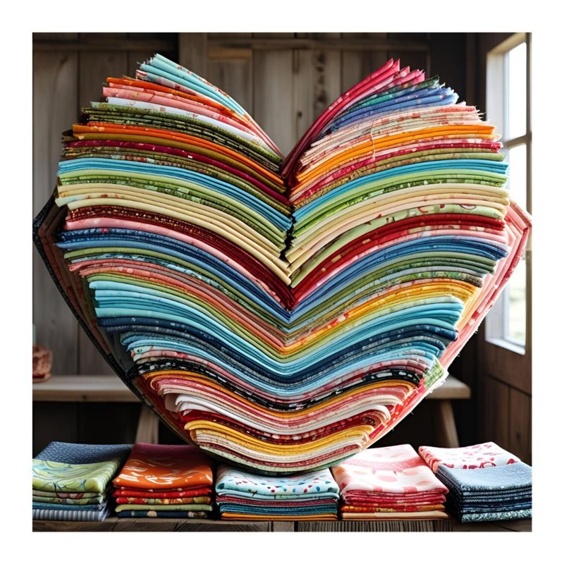 Cotton Fat Quarter Bundle Set for Quilting and Craft Projects - 16, 32, 50 Pieces