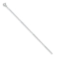 Sterling Silver Mariner Chain Necklace 1.9mm Flat Chain 18 Inch