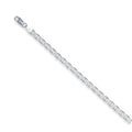 Sterling Silver Flat Mariner Chain Necklace 4.4mm for Men & Women - 18"