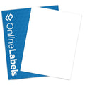 White Matte Sticker Paper for Inkjet & Laser Printers - 8.5 x 11 Inches