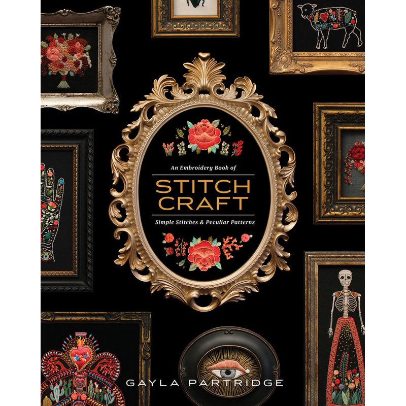 Embroidery Book of Simple Stitches & Peculiar Patterns - Creative Needlecraft Guide