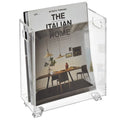 Acrylic Magazine Holder - Crystal Clear, Shatterproof, Space Saver for Office & Home