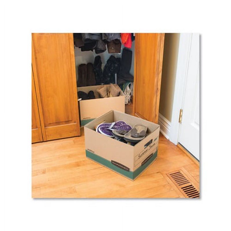 20-Pack Kraft File Storage Boxes with Lids - 12x15x10 Inch, Heavy Duty, Recyclable