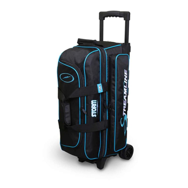 Storm Bowling Storm Streamline 3 Ball Roller Bag – Black/Blue
