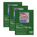 Strathmore 400 Series Mixed Media Pad Toned Blue 15 Sheets 9x12 Inch Pack of 3