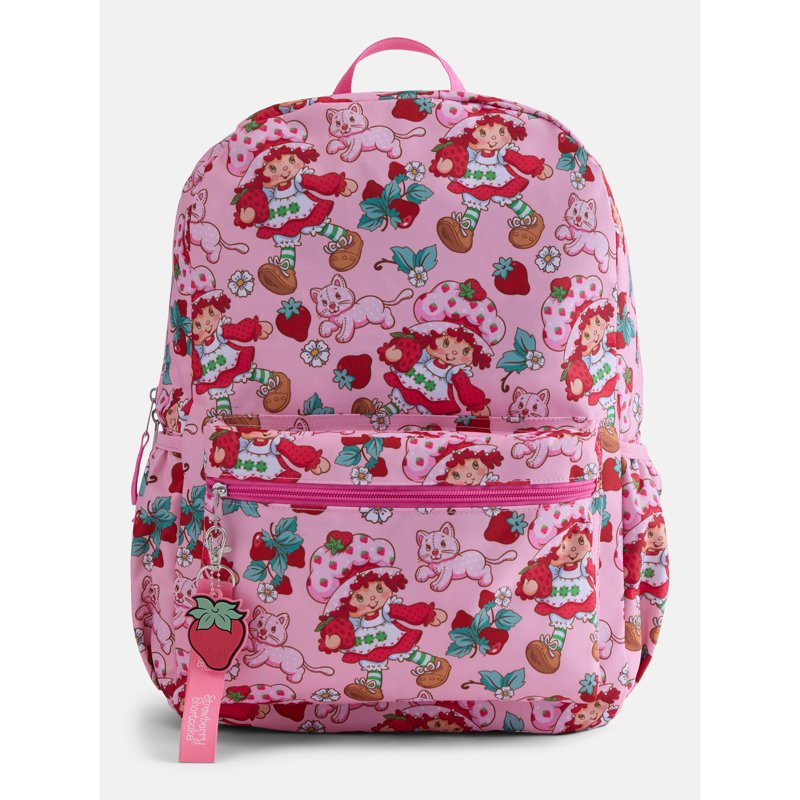 Kids' 17-Inch Strawberry Shortcake Laptop Backpack with Multiple Colors
