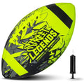 Youth Football Size 8 with Graffiti Print & Pump - Durable Composite Leather