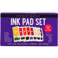Studio Series Ink Pad Set - 15 Colors for Crafting & Scrapbooking Hardcover