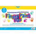 Finger Paint Pad - 50 Sheets Large Glossy Paper for Kids Art, 18x12 Inches