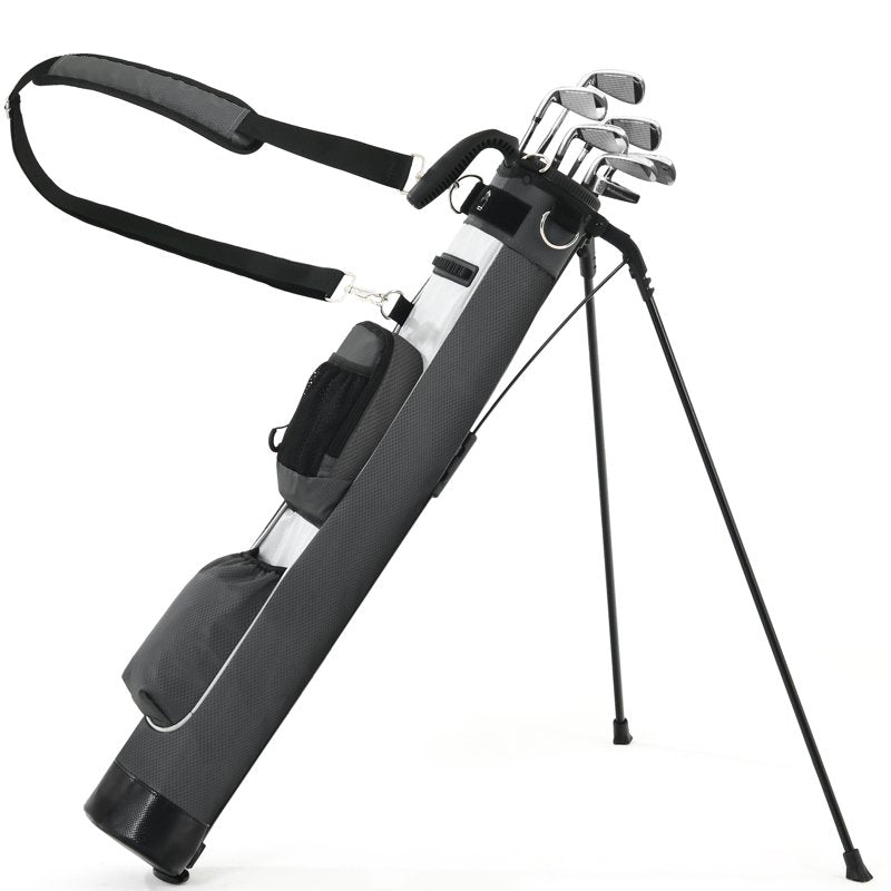 Lightweight Golf Stand Bag with Cooler Pocket and Easy Carry System - Par 3 & Range Use