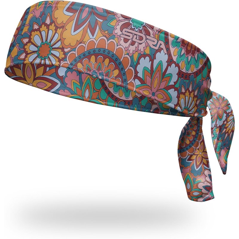 Unisex Hippie Style Tie Headband for Sports & Casual Wear - Lightweight & Breathable