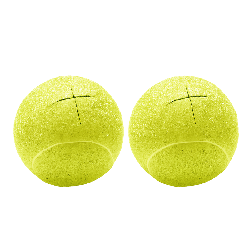Pre-Cut Felt Tennis Balls for Walkers - 2 Pack, Floor & Carpet Glides