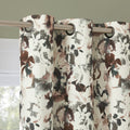 Blackout Floral Curtain Panel - Thermal, Light-Blocking, Noise-Reducing 50"x63"