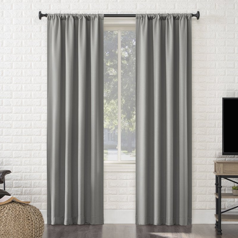 Blackout Curtain Panel - Thermal Insulated, Light Blocking, Rod Pocket