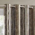 Blackout Curtain Panel with Grommets - Abstract Stripe, Thermal & Noise Reduction