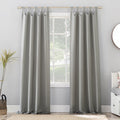 Blackout Curtain Panel - Energy Saving Thermal Drapes with Tab Top Design