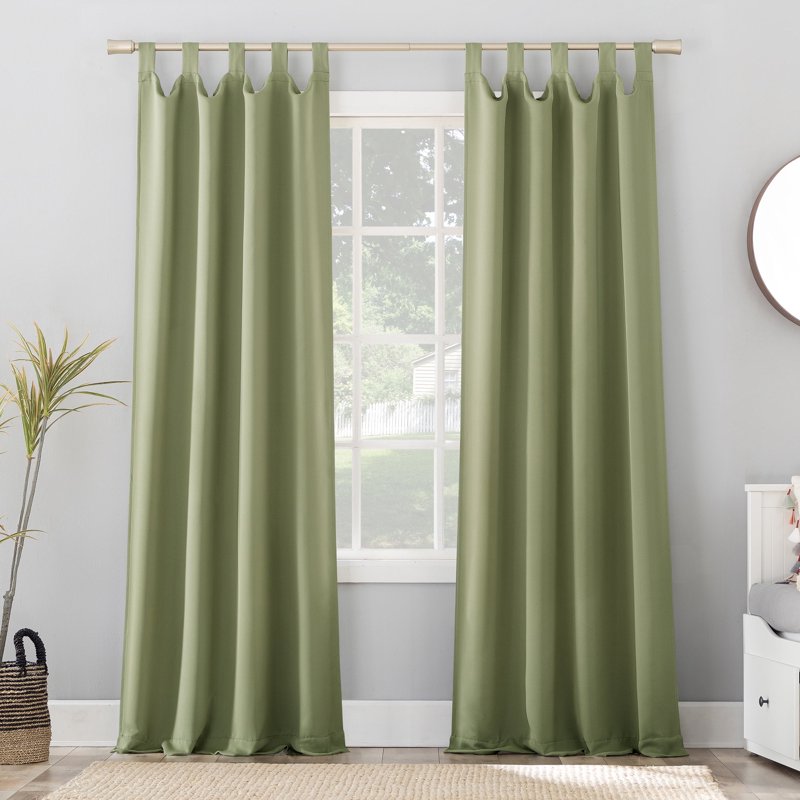 Blackout Curtain Panel Energy Efficient Thermal Insulated Window Treatment