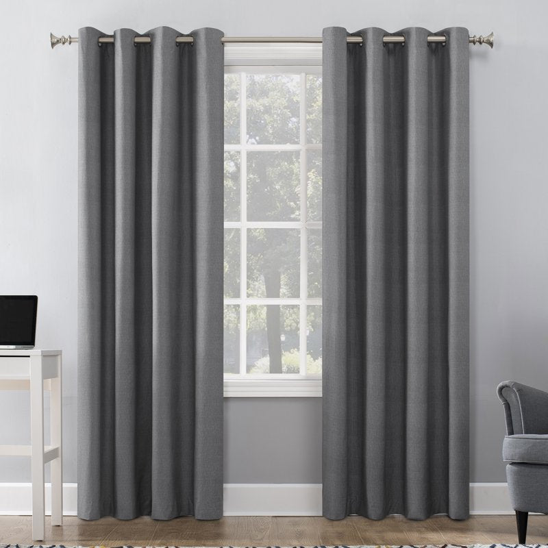 Thermal Insulated Blackout Curtain Panel - Light Blocking, Noise Reducing, Energy Efficient, Grommet Style