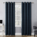 Blackout Thermal Insulated Grommet Curtain Panel - Noise & Light Blocking, Energy Efficient, Custom Sizes