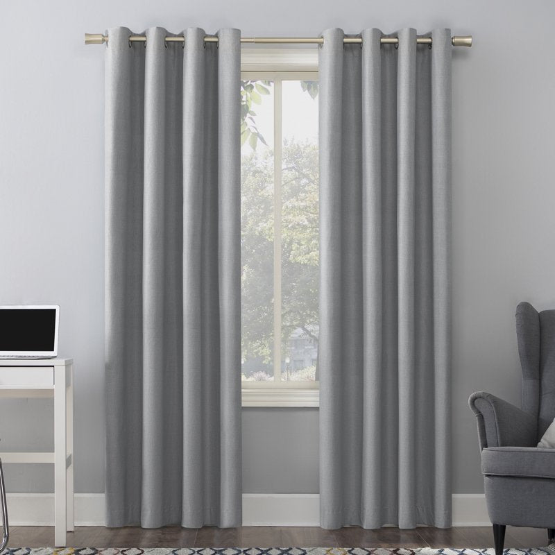 Thermal Insulated Blackout Curtain Panel - Light Blocking & Energy Saving