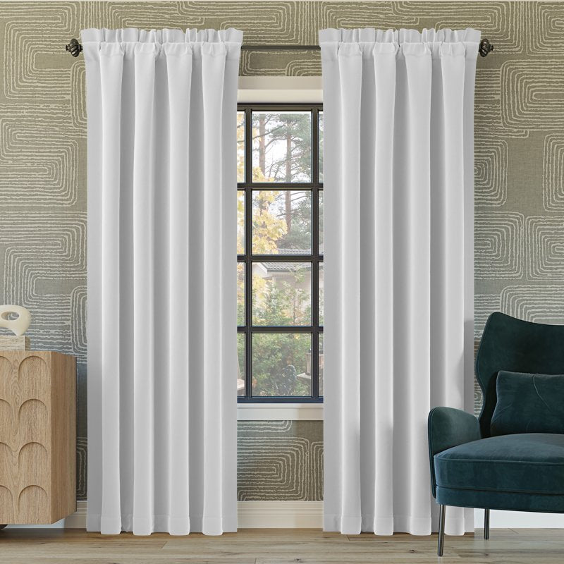 Blackout Curtain Panel - Thermal Insulated, Rod Pocket, 52x84 Inches