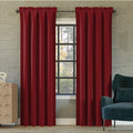 Blackout Curtain Panel - Thermal Insulated, Light Blocking, Rod Pocket Design