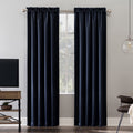 Blackout Curtain Panel Pair - Thermal Insulated Room Darkening 52x63 Inches