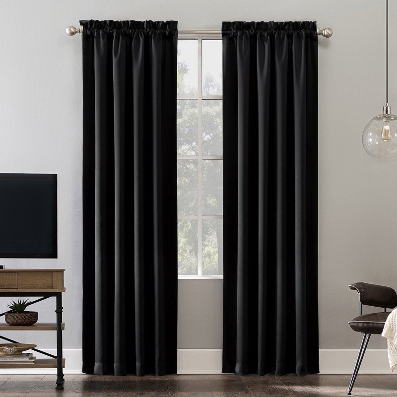 Blackout Curtain Panel Pair - Theater Grade Thermal Insulated 52x84 Inches