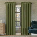 Blackout Curtain Panel Pair - Thermal Insulated, Rod Pocket, Room Darkening