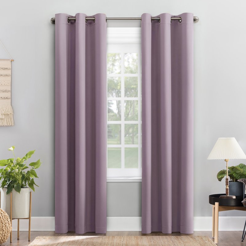 Energy Efficient Blackout Curtain Panel - Grommet, Thermal, Soundproof