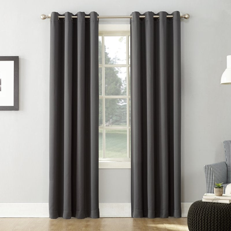 Energy Efficient Blackout Curtain Panel - Thermal Insulated Grommet 54x95 inches