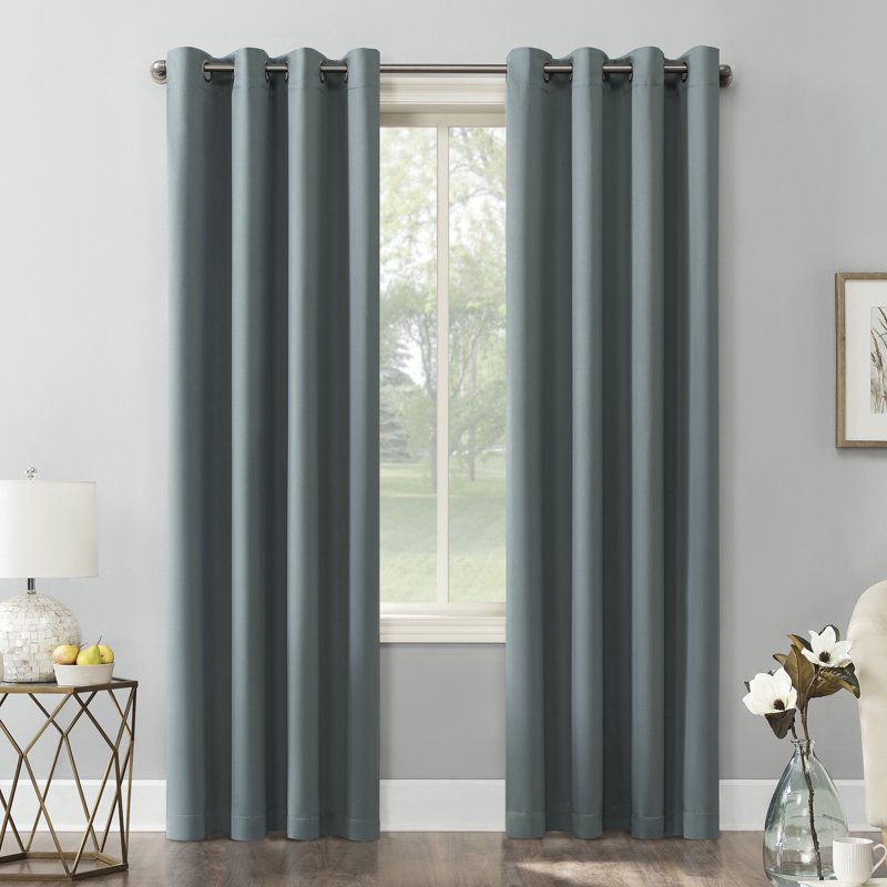 Energy Saving Blackout Curtain Panel Pair - Thermal Insulated Window Treatments