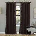Blackout Grommet Curtain Panel Pair for Window Privacy and Light Blocking