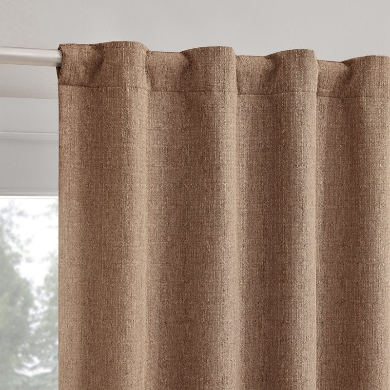 Blackout Curtain Panel Pair with Magnetic Closure - Room Darkening, Noise Reduction, Thermal Insulation
